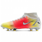 Nike Mercurial Superfly 8 Jalgpallisaapad Meeste Keskmise s&auml;&auml;rega Valge/Erkoranž/Metallik H&otilde;be Tossud CV0948-108 39