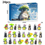 Totoro j&otilde;ulunukk Mudel 24 P&auml;eva Countdown Advendikalender M&auml;nguasi P&uuml;hade Kingitus Totoro B