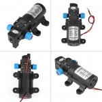 DC 12V 45W Mikro Diafragma Vesi Isepumpav Pump Madal M&uuml;ratase 4L min Vooluhulk Must
