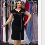 Naiste pluss suuruses &uuml;he &otilde;laga spagetirihmadega bodycon &otilde;htukleit 5XL sinine