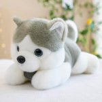 Husky nukk pl&uuml;&uuml;sm&auml;nguasi kutsikas viskepadi nukk lastele kingitus m&uuml;&uuml;giautomaadi nukk 23cm0.13kg hall v&auml;rv