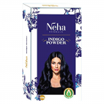 Neha Herbals Indigo Pulber Looduslikuks Juuksev&auml;rviks 100 g Pakk Juuksev&auml;rv Hooldav L&auml;ikiv Pruunist Mustaks Toon Taimne Keemiline Vaba