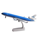 1/300 M&otilde;&otilde;tkava 20CM KLM McDonnell Douglas MD-11 Lennukimudel Paneel Lennuk Die-cast Metall Lennukid Kogumiskingitused sinine