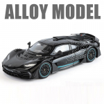 1:18 suurt Mercedes-Benz amg one sportauto mudelkaunistust ja simulatsiooniga sulamist autolelugu s&uuml;nnip&auml;evakingitus kogu poistele must