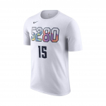 Nike Denver Nuggets NBA Nicolas Jokic City Edition &Uuml;mmarguse kaelusega L&uuml;hikeste varrukatega T-s&auml;rk Meeste T-s&auml;rgid HJ2771-104 2XL