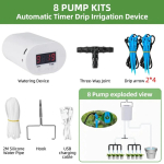 Automaatne Taime-Lillekastmispump 2/8/16 Peaga Pump Lilled Kodu Pihusti Tilkkastmisseade Aed Isekastmisvahend