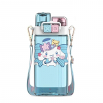 520ml Sanrio Hello Kitty Plastikpudel Kahekordne Joogitass My Melody &Otilde;pilased Multikas Veepudel Kuromi Tritan Veetass Lastele 520ml