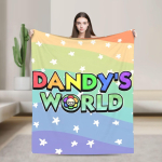 Dandy's World Gourdy flanelltekid Pehmed vastupidavad vooditekid diivanile voodile Dekoratiivne muster Voodikate Diivanivoodi kate 50x60in