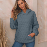 Naiste kampsunid Pusad Vabaaja vabad pikkade varrukatega pullover S&uuml;gisriided Komplektid S&uuml;gismoodsad komplektid Talveriided 5XL hall