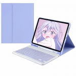 Samsung Galaxy TAB S10 Ultra 2024 Tab S11 11-tollise korpuse jaoks 2025 Klaviatuur Traadita Klaviatuur Tahvelarvuti Kate Galaxy Tab S11 5G SM-X730/SM-X736 jaoks Tab S11 11 inch&English(US) lilla