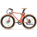 Elektriline jalgratas FAFREES F1 250W mootoriga linnaratta e-bike t&auml;iskasvanutele 36V 10AH Maksimaalne kiirus 25 km/h Kandev&otilde;ime 150 kg Maksimaalne s&otilde;iduulatus 90 km oranž