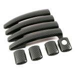 For Citroen C4 2004-2010 C4 Grand Picasso 2006-2013 s&uuml;sinikkiust tr&uuml;kitud v&auml;lisk&uuml;lje k&uuml;lgukse k&auml;epideme kaane viimistlusliistud Door Handle Cover