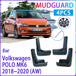 4 tk auto porilapid Volkswagen VW Polo MK6 AW 2018 poritiiva pritsmekaitsed Fender Auto jaoks