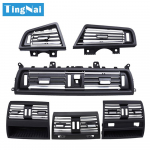 LHD RHD Full Chrome kliimaseadme vahelduvvoolu ventilatsiooniv&otilde;re v&auml;ljalaskeava kate BMW 5. seeria F10 jaoks 520 521 523 525 528 LHD Right