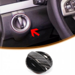 ABS Carbon Fiber Inner headlight switch button knob cover Trim For Pontiac G8