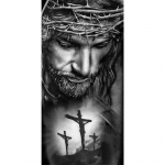 T&auml;ielik tikkimine puuvillane niit 11CT Tr&uuml;kitud Jeesus Ristpiste komplekt Art40x80cm China Mainland