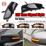 Volvo C30 C70 S40 V40 V50 V70 S60 jaoks D&uuml;naamilised LED-suunatuled k&uuml;ljepeegli suunatuled Indikaator Flasher 2005--2009