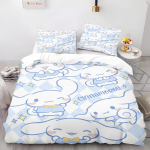 Multikas Tekikate Cinnamoroll Kodu Padjap&uuml;&uuml;ride Komplekt T&auml;iskasvanute Magamistuba Laste Tekk Voodipesu 90X200cm white