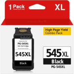 Cartouche Encre PG 545 XL - 1001 PILES BATTERIES - Compatible Canon - 450 pages - &Eacute;cologique - Puce intelligente