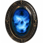 Halloweeni kummitav ovaalne peegel UUS liikumisandur, mis r&auml;&auml;gib &otilde;udset pilti nagu n&auml;idatud v&auml;rv