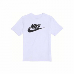 Nike Meeste klassikaline valge l&uuml;hikeste varrukatega T-s&auml;rk &uuml;mmarguse kaelusega ja logotr&uuml;kiga EU XL valge