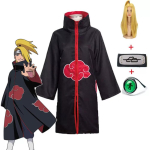 Naruto Cosplay Kost&uuml;&uuml;m Itachi Uchiha, Obito, Tobi ja Neljanda Akatsuki jaoks, Komplektis Parukaga. M parkkoor
