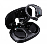 Traadita Bluetooth 5.4 k&otilde;rvaklapid k&otilde;rvakonksudega, 90 tundi m&auml;nguaega, ENC m&uuml;rasummutav mikrofon, 3D s&uuml;gav bass, poolavatud spordik&otilde;rvaklapid iOS ja Androidile roosa