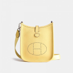 &Otilde;lakott Suure mahutavusega t&ouml;&ouml;le k&auml;imiseks premium tunnetusega kerge luksus Evelyn suur Togo nahast k&auml;ekott Risti kantav nahast naiste kott 17X5X19 sidrunikollane v&auml;rv