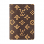 Louis Vuitton Klassikaline Monogramm Kaetud L&otilde;uend Passihoidja Naiste aksessuaarid Eebenipuu M27612 Basic Set (Bag+Dust Bag)