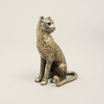 Luksuslik kuninglik gepard kodu kaunistav figuur 13.97x8.89x21.59 kuld