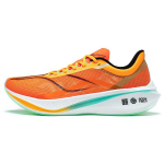 Li Ning Feidian 3 Challenger Abrasion Resistant Breathable Low top Marathon Running Shoes Men's Neon Bright Orange ARMT037-6 42