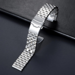Seiko K&auml;ev&otilde;ru T&auml;ielikult Tahke Roostevabast Terasest Rihm 18mm 20mm 22mm 24mm Kellarihm Lame Ots Meeste Randmerihm T&ouml;&ouml;riista Tarvikutega 18mm h&otilde;be