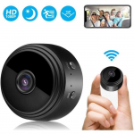 Mini-spioonikaamera, HD 1080P Kaasaskantav Minikaamera WiFi Kodune Turvamonitor juhtmevaba, V&auml;ike Spioonikaamera 3097