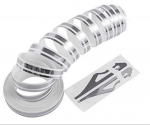 12mm Pinstripe Pinstripe Teip Kleebis Vin&uuml;&uuml;l Auto Kleebis Steamline Valge h&otilde;be