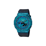 CASIO Meeste T&auml;ismetallist Seeria 44,4 mm Sinine Kell GM-2140GEM-2A GM-2140GEM-2A Blue Dial