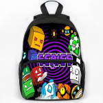 Laste Suure Mahutavusega Vihane Geometry Dash Prindiga Seljakott &Otilde;pilaste Koolikotid T&uuml;drukutele Poistele Multikad Raamatukott Reisiseljakotid