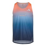 Adidas Marathon Shanghai Poolmaratoni &Uuml;ritus Tanktop &Uuml;leminekuv&auml;rv &Uuml;mar Kaelus Kitsas L&otilde;ige Varrukateta Jooksus&auml;rk Meeste topid KU5586 XS