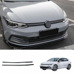 L&auml;ikiv must esip&otilde;rgu v&otilde;rgu keskmine iluv&otilde;re ribad Kate Sisekate-VW Golf 8 MK8 jaoks Gloss Black