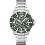 Emporio Armani Diver Roheline Roostevaba Teras/H&otilde;bedane Meeste Mehaaniline Automaatne AR60061 Kell roheline