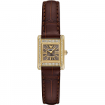 Emporio Armani Genni Hall Pruun Nahast Naiste Kvartsikell AR11705 hall