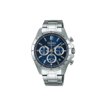 SEIKO kvartsmehhanismiga roostevabast terasest rihmaga k&auml;ekell Meeste kellad Sinine sihverplaat SBTR011 Blue Dial gray