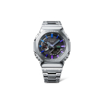 CASIO Meeste T&auml;ismetallist Seeria Must Kell GM-B2100PC-1APRT Gradient Silver