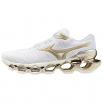 Mizuno Wave Prophecy 15 Jooksukingad Unisex Valge Kuldne J1GC265036 38
