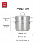 ZWILLING NovaPlus 2-kihiline roostevabast terasest auruti & supipott