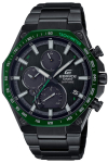 Edifice P&auml;ikeseenergiaga Super Slim K&otilde;rge Spetsifikatsiooniga Kronograaf Must [Casio] EQB-1100XYDC-1AJF Meeste K&auml;ekell, roheline