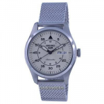 Renoveeritud Seiko 5 Sports Military Flieger Automaatne SRPH21 SRPH21K1 SRPH21K 100M Meeste k&auml;ekell beež