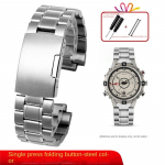 Timex T2N720 T2n721 TW2r55500 T2N739 T49706 Turvpandlaga K&auml;ev&otilde;ru Meeste metallist Roostevabast terasest K&auml;ev&otilde;ru 24-16mm Convex