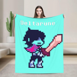 Delta Rune Kris  Deltarune Tekid  Villased Uudsed Pehmed Visketekid Voodi Diivani Suveks 200x150cm 80x60in