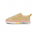 Vans One Piece &times; Old Skool Elastse Paelaga Vabaaja Vastupidavad Libisemiskindlad Madalad K&auml;imissussid Beebi tossud Beež Punane VN0A4TZOBMB 25