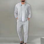 Rev&auml;&auml;r Slim Fitting Meeste mantel Vahvel T&otilde;mblukuga Tasku Pikkade Varrukatega Spordir&otilde;ivad Meeste Kardigan Jope Komplekt P&uuml;ksid Elegantne Meeste Riietus S